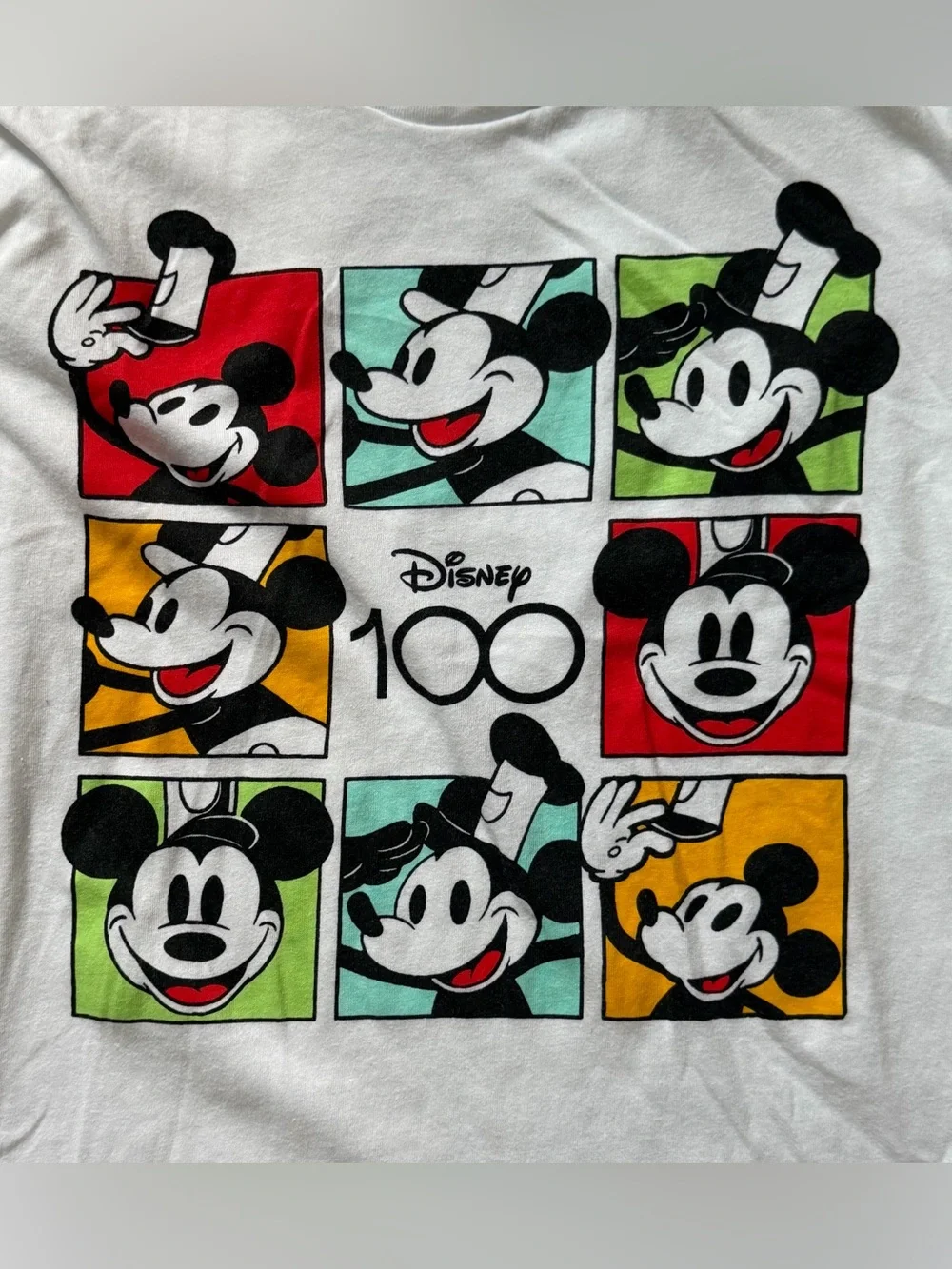 Lot of 3 Disney Mickey Mouse graphic print short sleeve t-shirts boys L 10-12